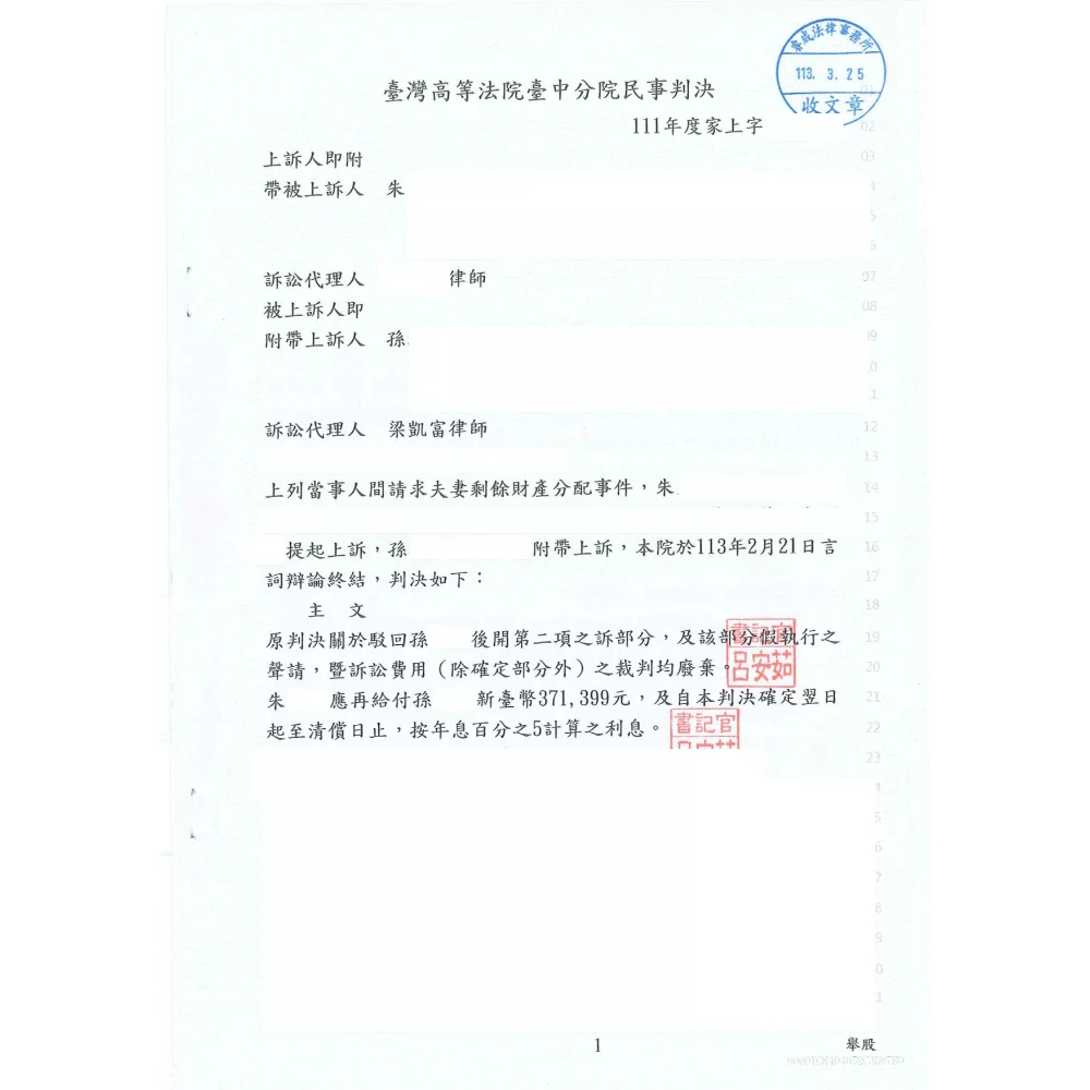 夫妻剩餘財產分配