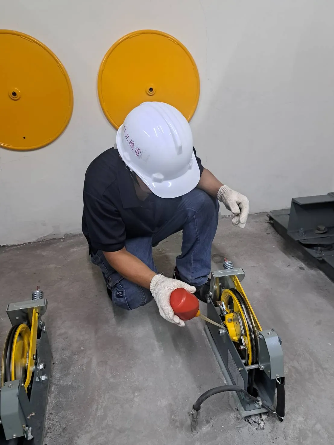 調速機點檢潤滑