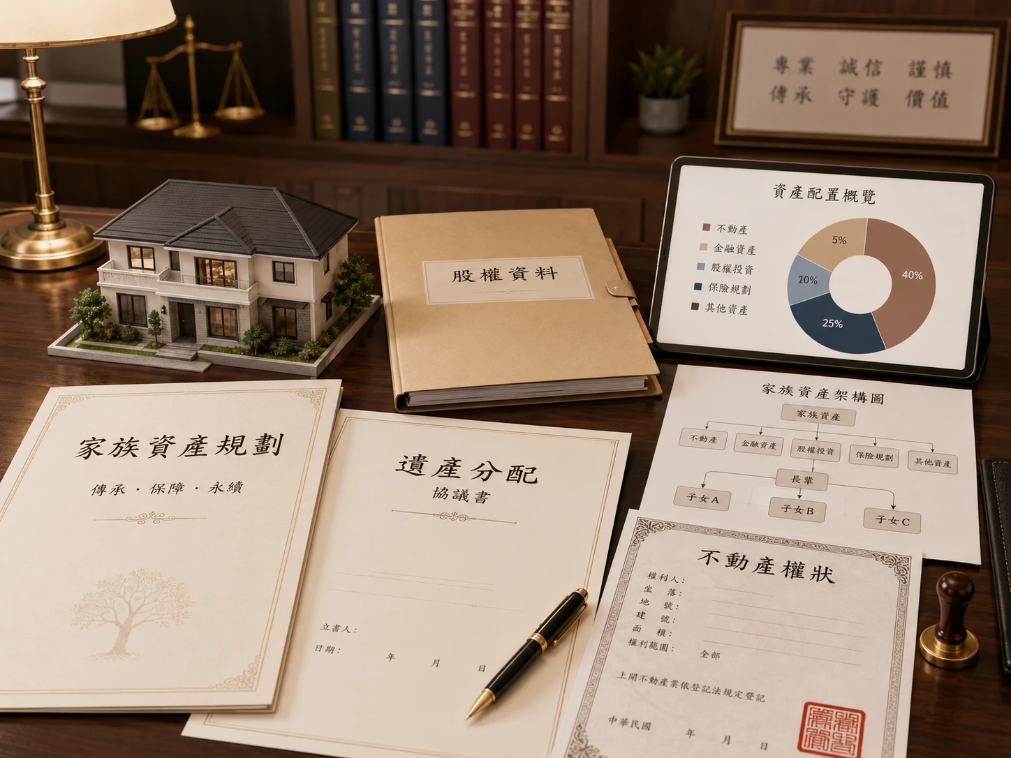 家族財產、文件與金流資料檢視