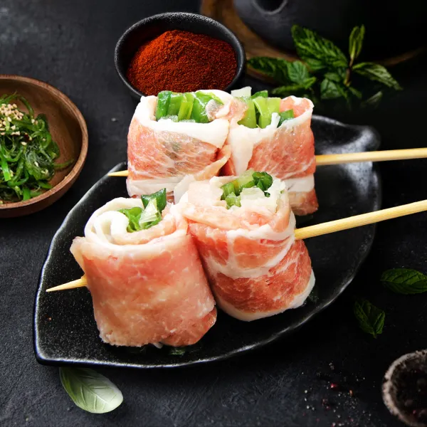 豬肉蔥捲