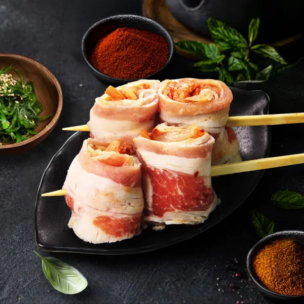 起司泡菜牛肉捲