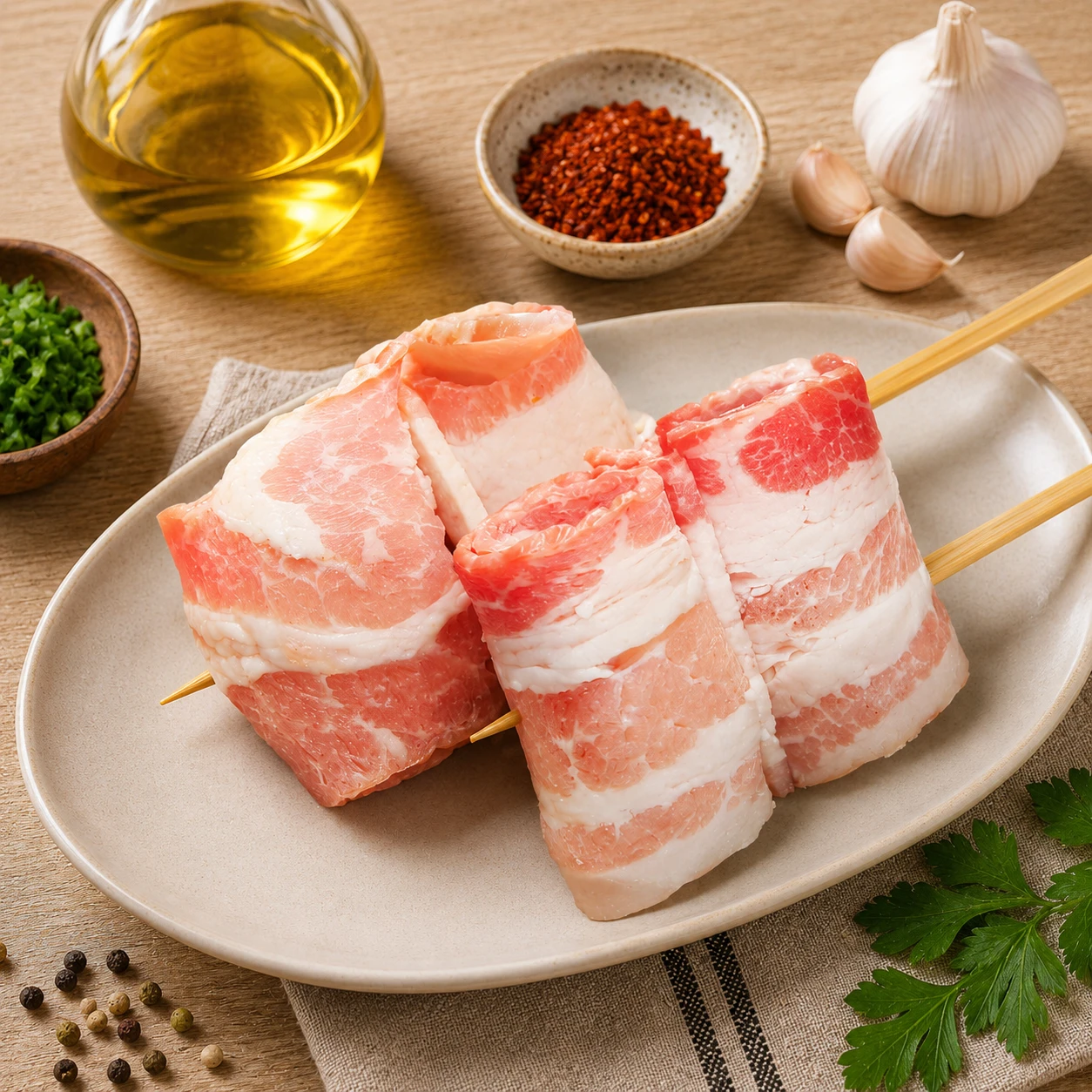 培根起司麻糬捲