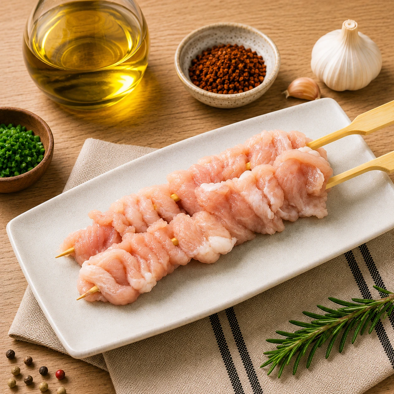 霜降豬串