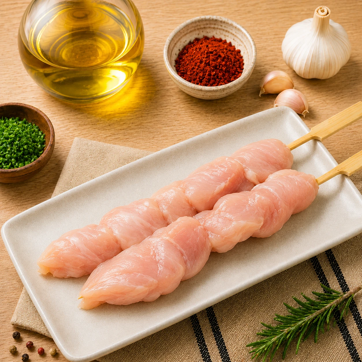 雞腿肉串