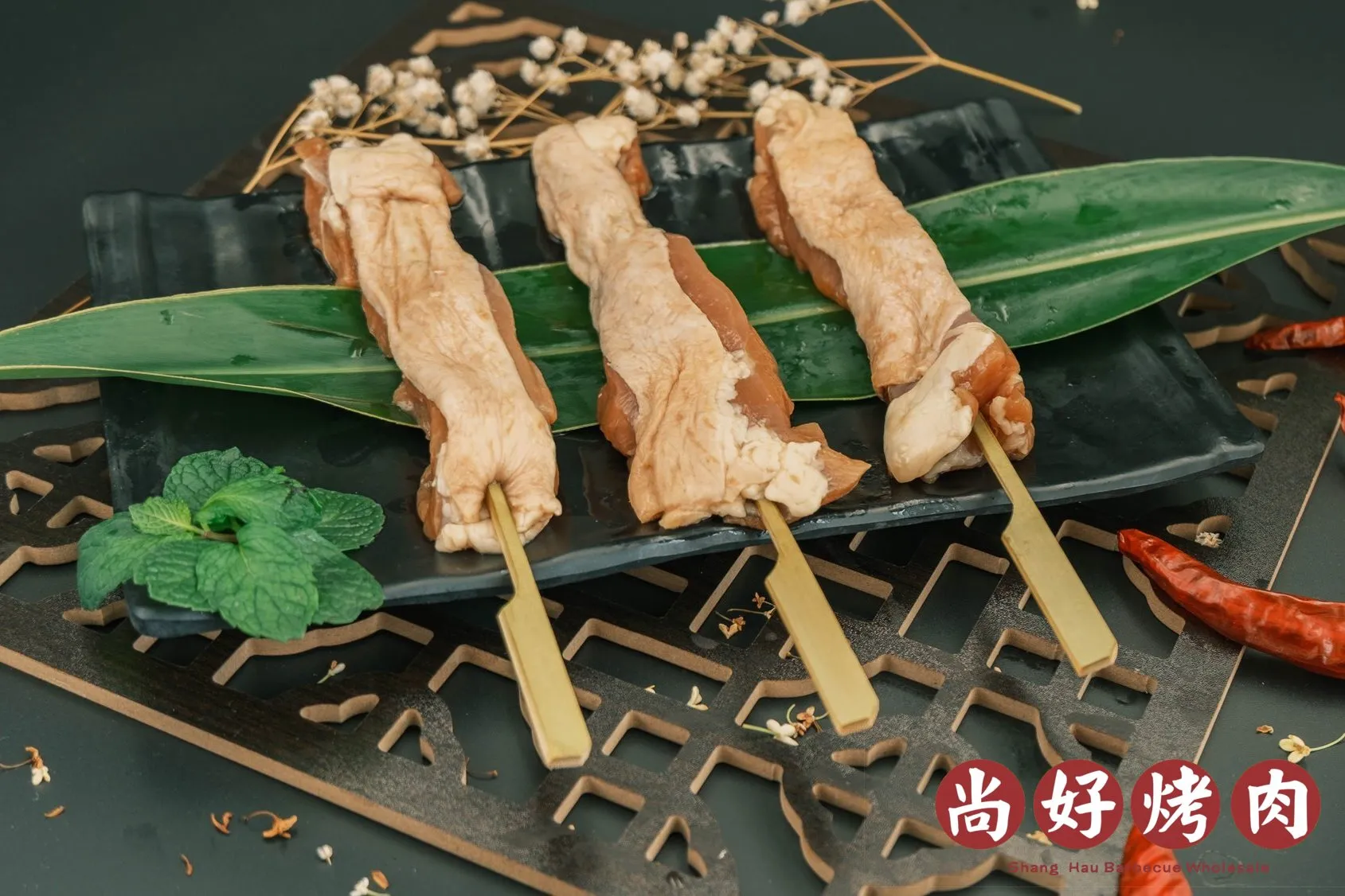 帶皮雞腿串(10串)