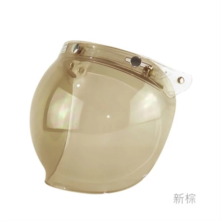 復古 泡泡鏡片 三扣式 通用 騎士帽鏡片 安全帽鏡片