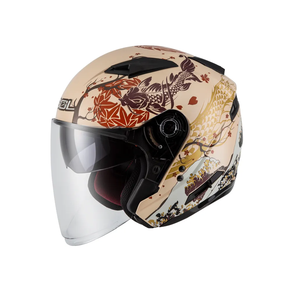 SOL Helmet SO-7E 浮世繪 四分之三 安全帽