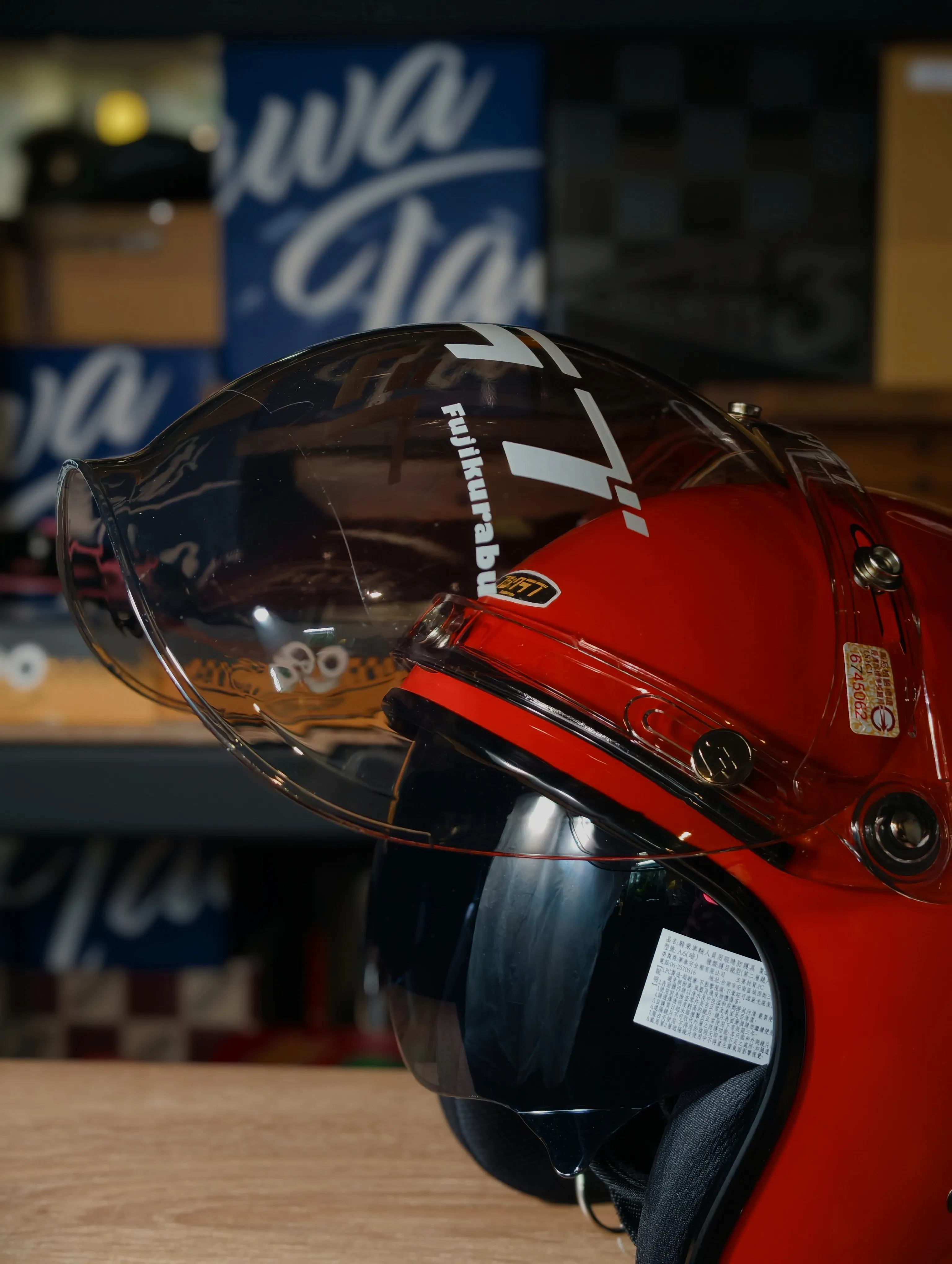 富士雙扣泡泡鏡｜三扣通用 可裝帽簷＋鏡片 復古安全帽鏡片 防風遮陽