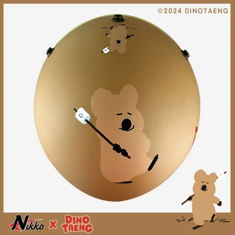 Nikko × Dinotaeng 韓國療育文創 Quokka 聯名安全帽