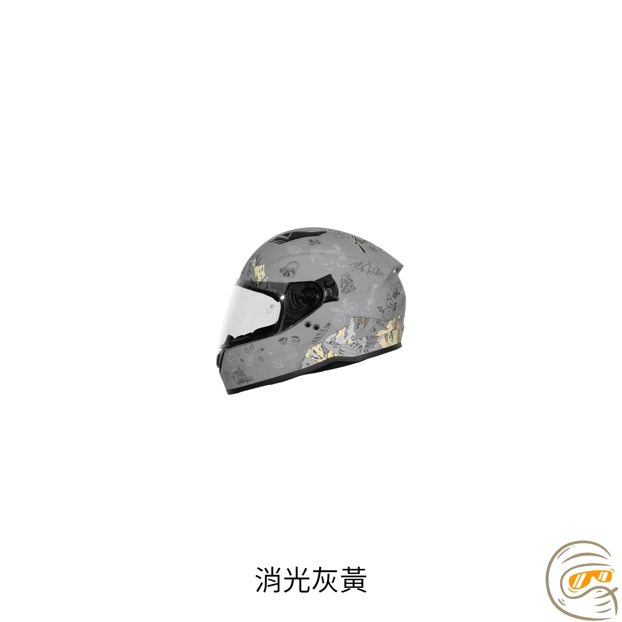 SOL Helmet SF-7 彩繪  探險者 內墨鏡 全罩式 安全帽