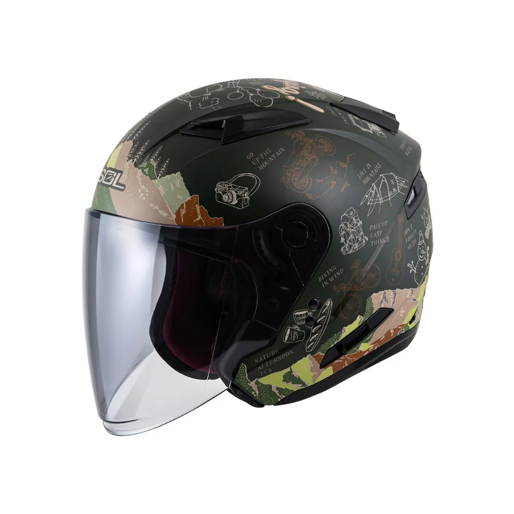 SOL Helmet SO-7E 探險者 四分之三 安全帽