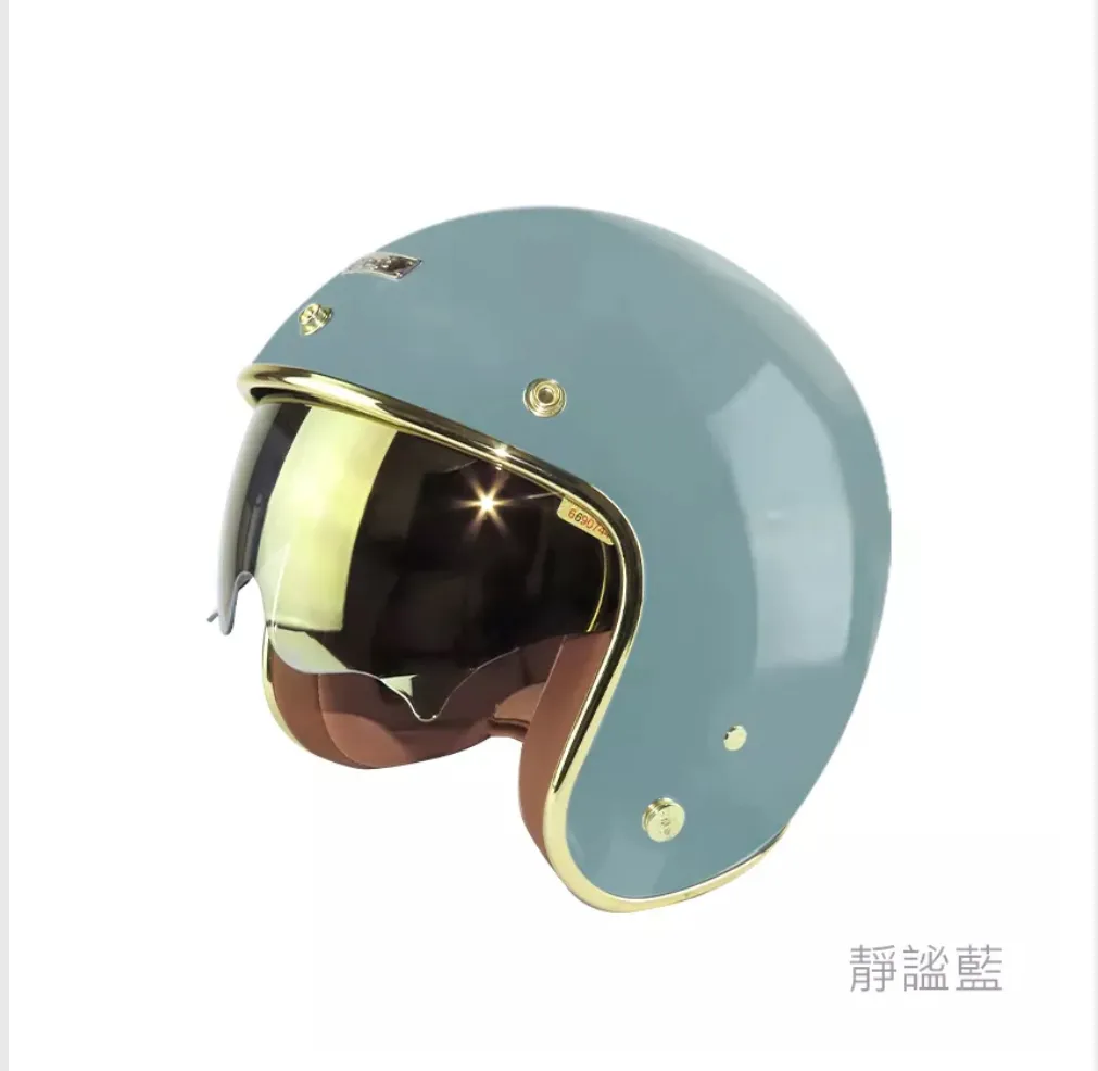 （新色登場）Ninja 華泰 KK806B 涼感皮革內襯 多層膜內墨鏡 四分之三 復古帽