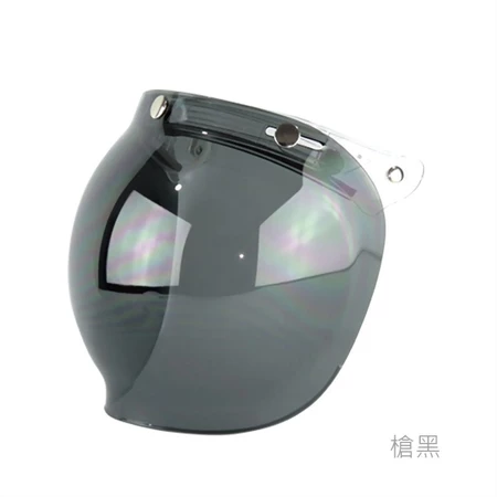 復古 泡泡鏡片 三扣式 通用 騎士帽鏡片 安全帽鏡片