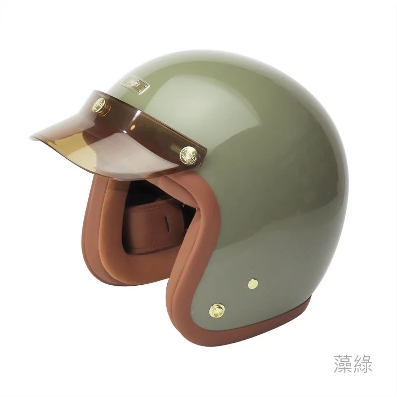 ❗️全新升級涼感內襯❗️Ninja 復刻經典復古帽 皮革涼感親膚內襯 全可拆洗 四分之三 安全帽