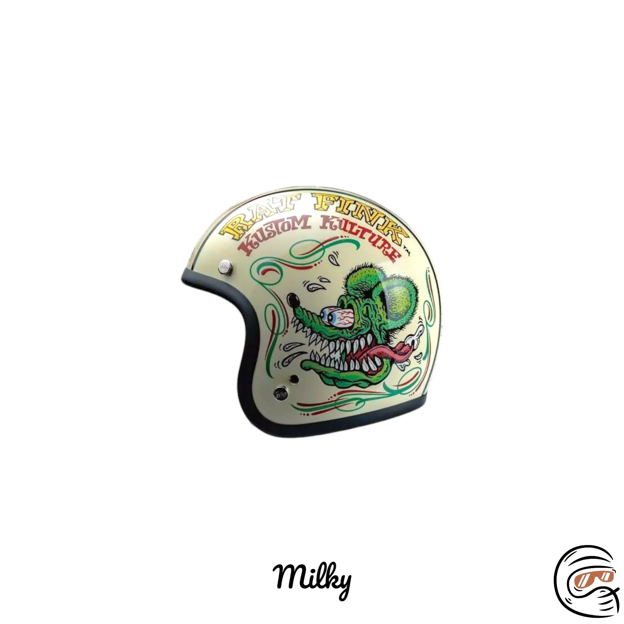 Gallop X Rat Fink 老鼠芬克 聯名限定 四分之三 安全帽