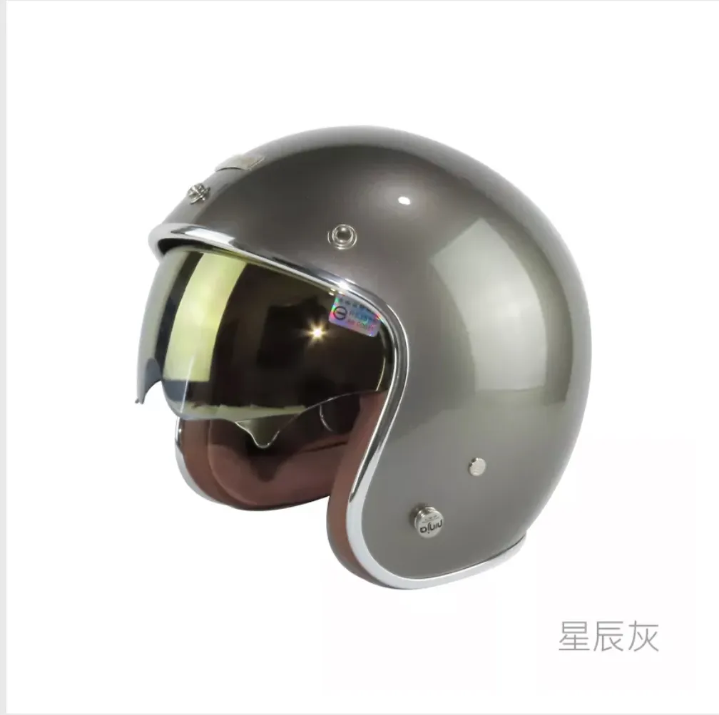 （新色登場）Ninja 華泰 KK806B 涼感皮革內襯 多層膜內墨鏡 四分之三 復古帽