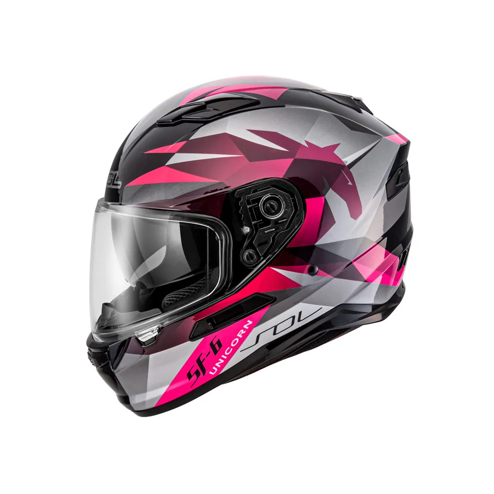 SOL Helmet SF-6 獨角獸 內墨鏡 全罩式 安全帽