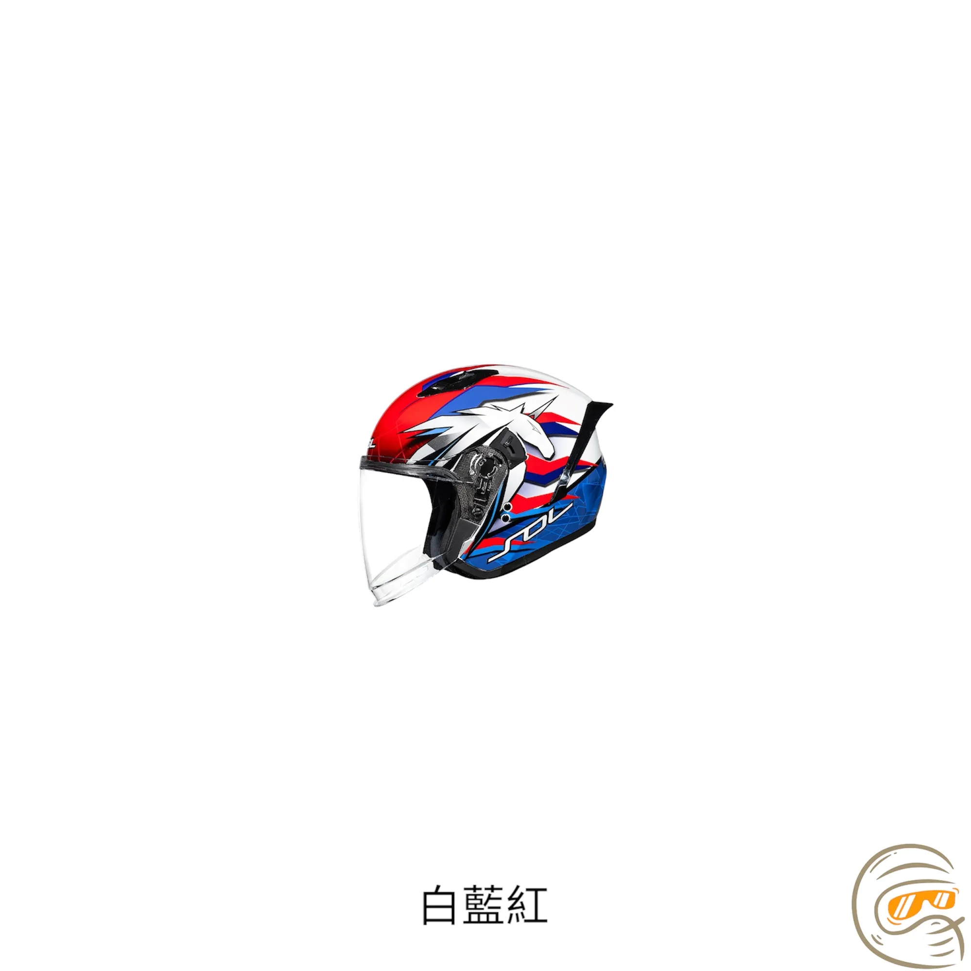 SOL Helmet SO-11P 獨角獸 四分之三 安全帽