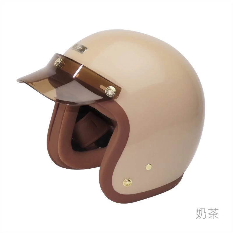 ❗️全新升級涼感內襯❗️Ninja 復刻經典復古帽 皮革涼感親膚內襯 全可拆洗 四分之三 安全帽