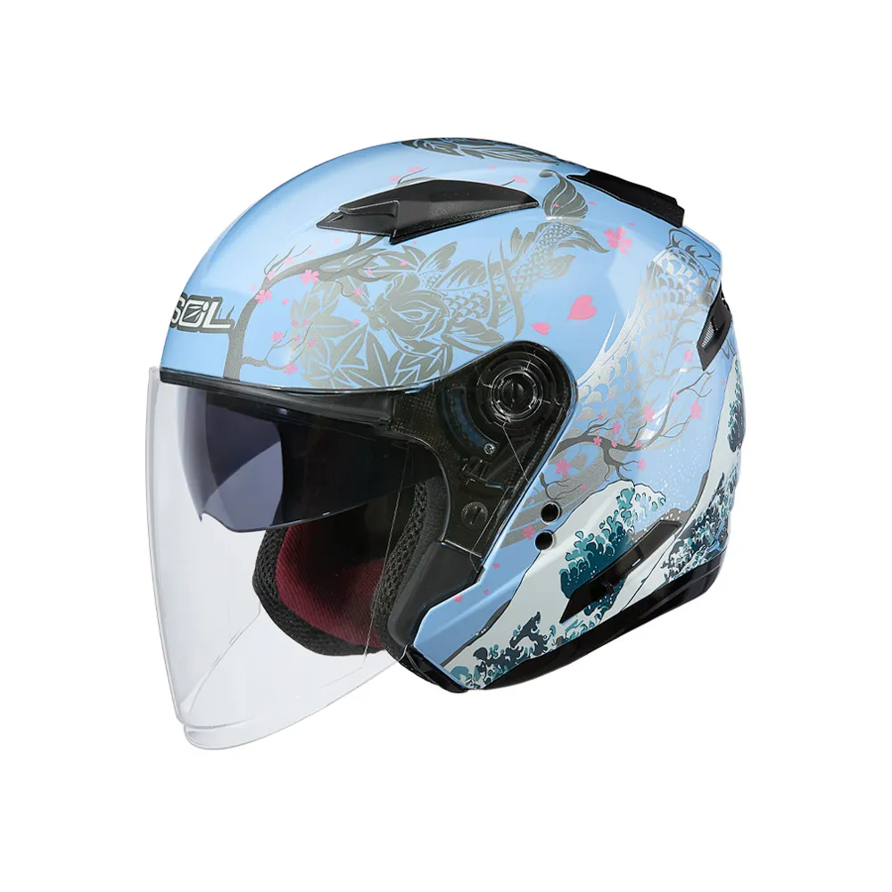 SOL Helmet SO-7E 浮世繪 四分之三 安全帽