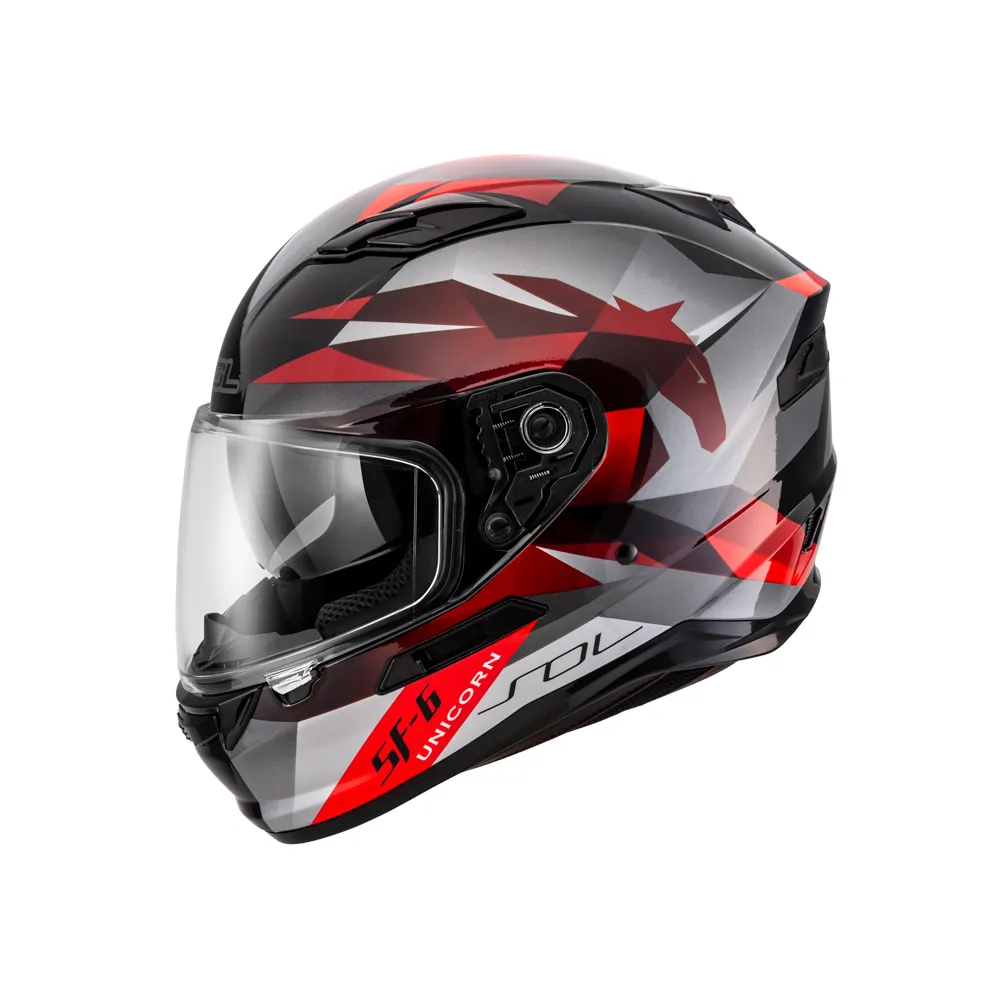 SOL Helmet SF-6 獨角獸 內墨鏡 全罩式 安全帽