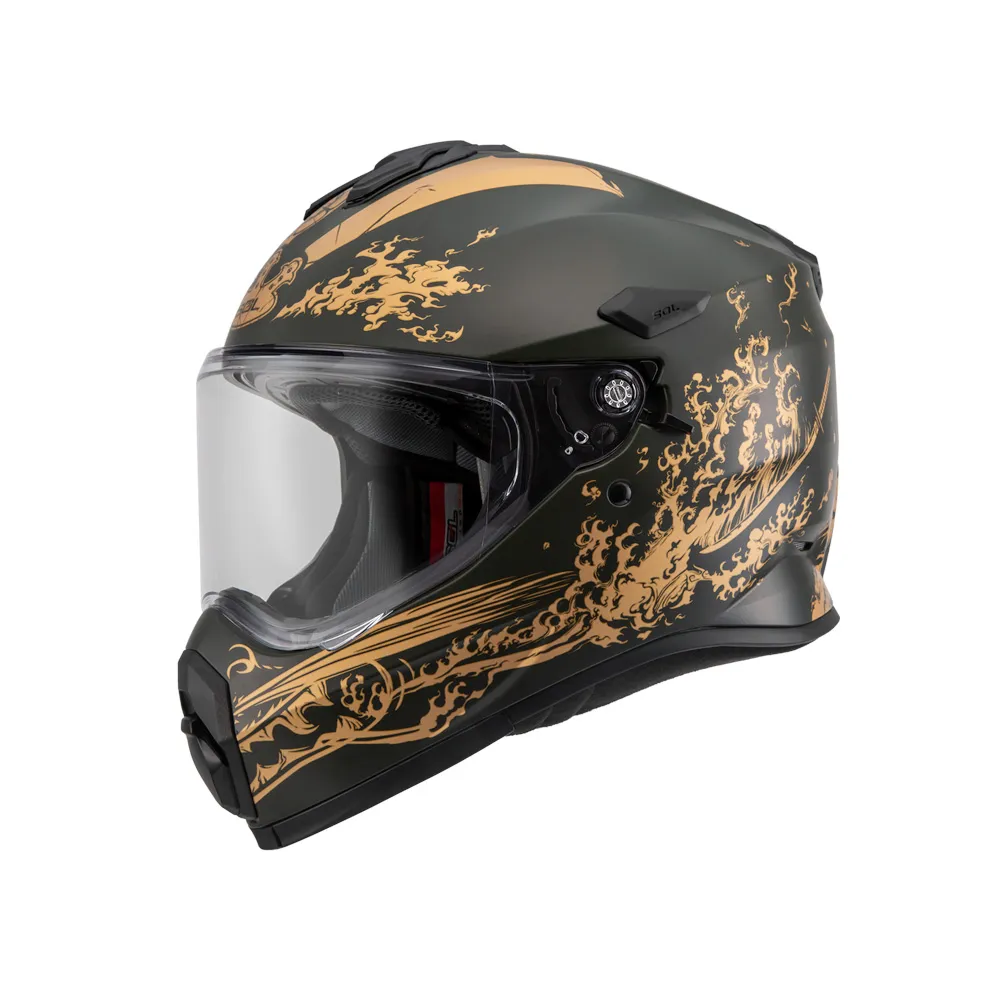 SOL Helmet SS-2P 織田信長 內墨鏡 全罩式 安全帽