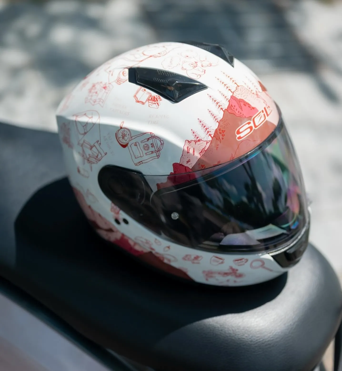 SOL Helmet SF-7 彩繪  探險者 內墨鏡 全罩式 安全帽