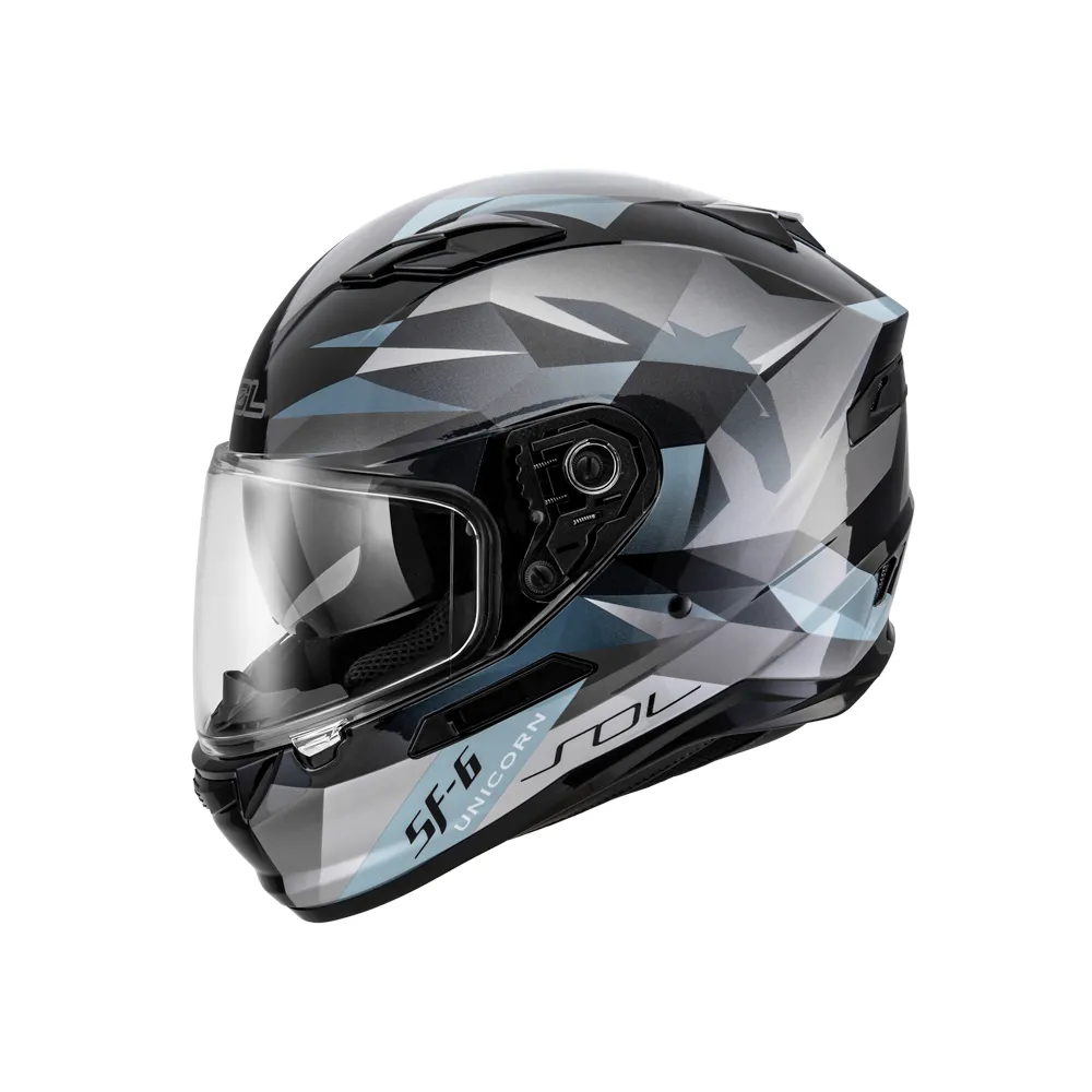 SOL Helmet SF-6 獨角獸 內墨鏡 全罩式 安全帽