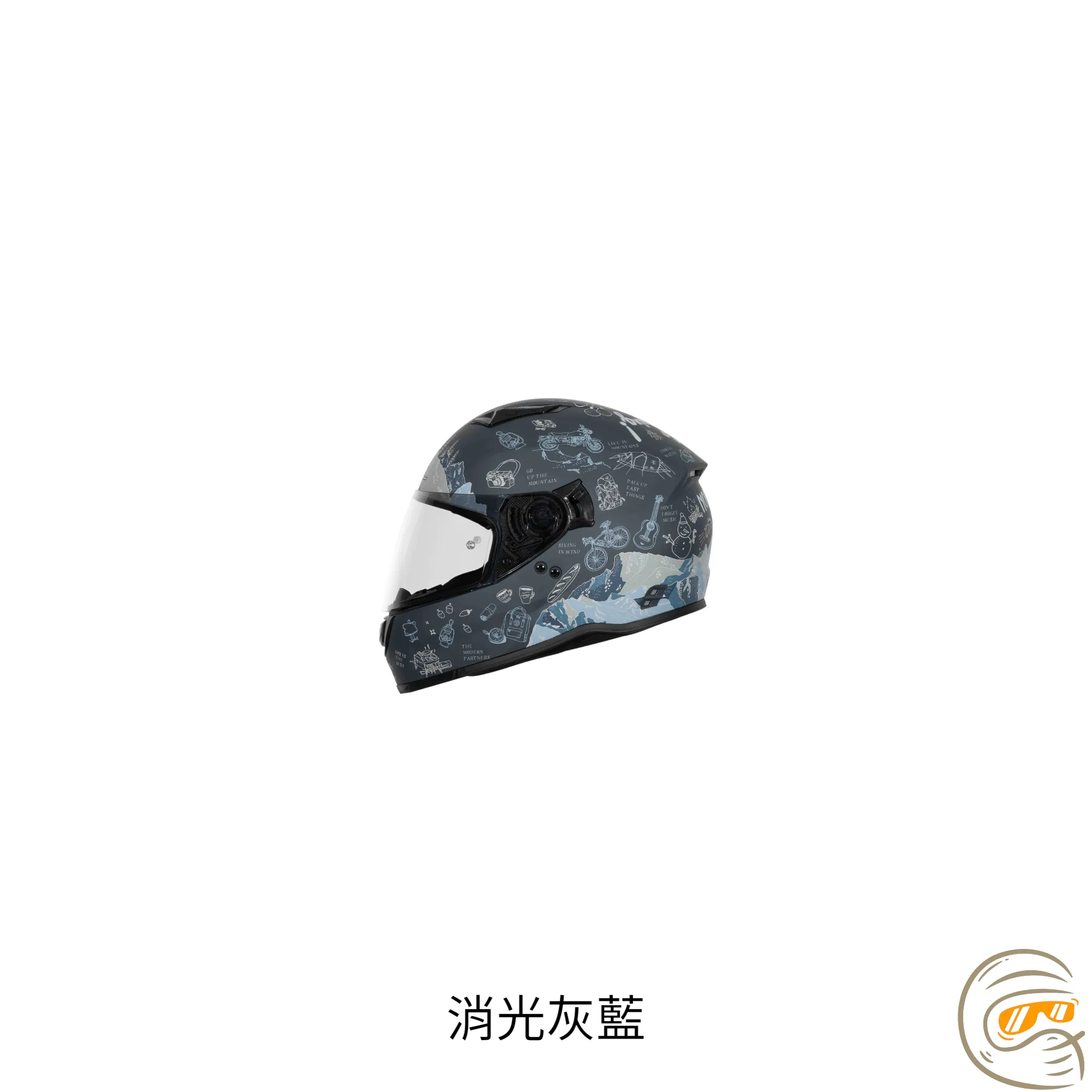 SOL Helmet SF-7 彩繪  探險者 內墨鏡 全罩式 安全帽