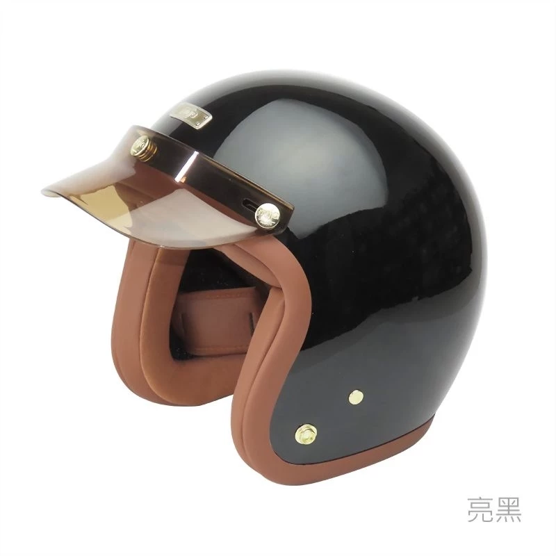 ❗️全新升級涼感內襯❗️Ninja 復刻經典復古帽 皮革涼感親膚內襯 全可拆洗 四分之三 安全帽