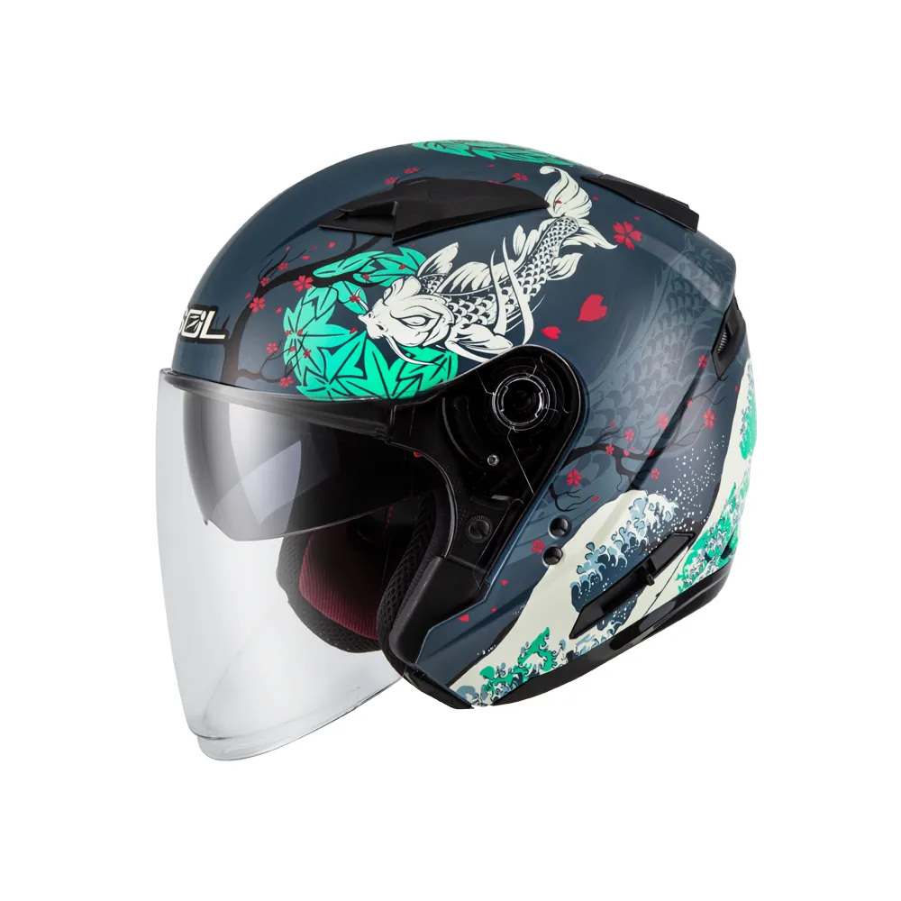 SOL Helmet SO-7E 浮世繪 四分之三 安全帽