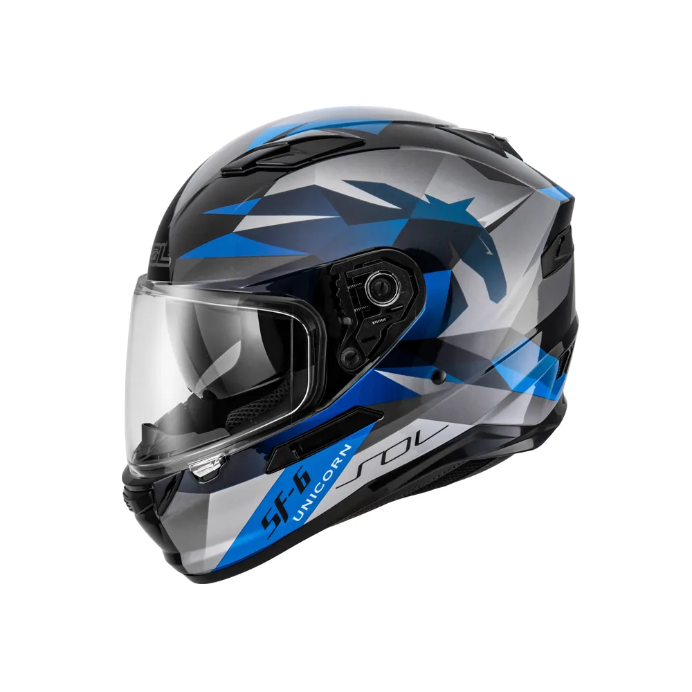 SOL Helmet SF-6 獨角獸 內墨鏡 全罩式 安全帽