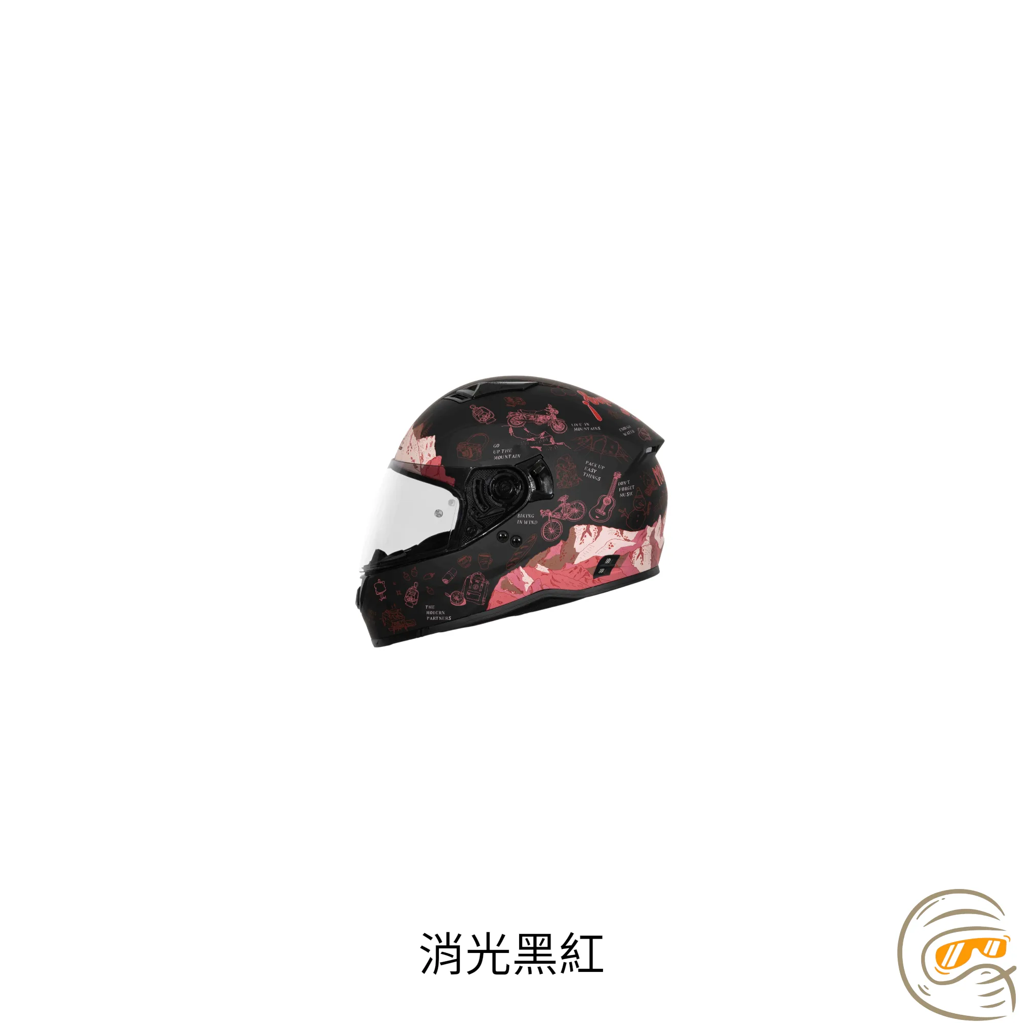 SOL Helmet SF-7 彩繪  探險者 內墨鏡 全罩式 安全帽