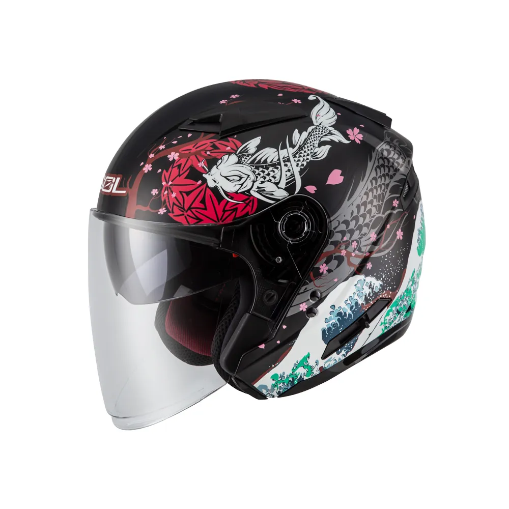 SOL Helmet SO-7E 浮世繪 四分之三 安全帽