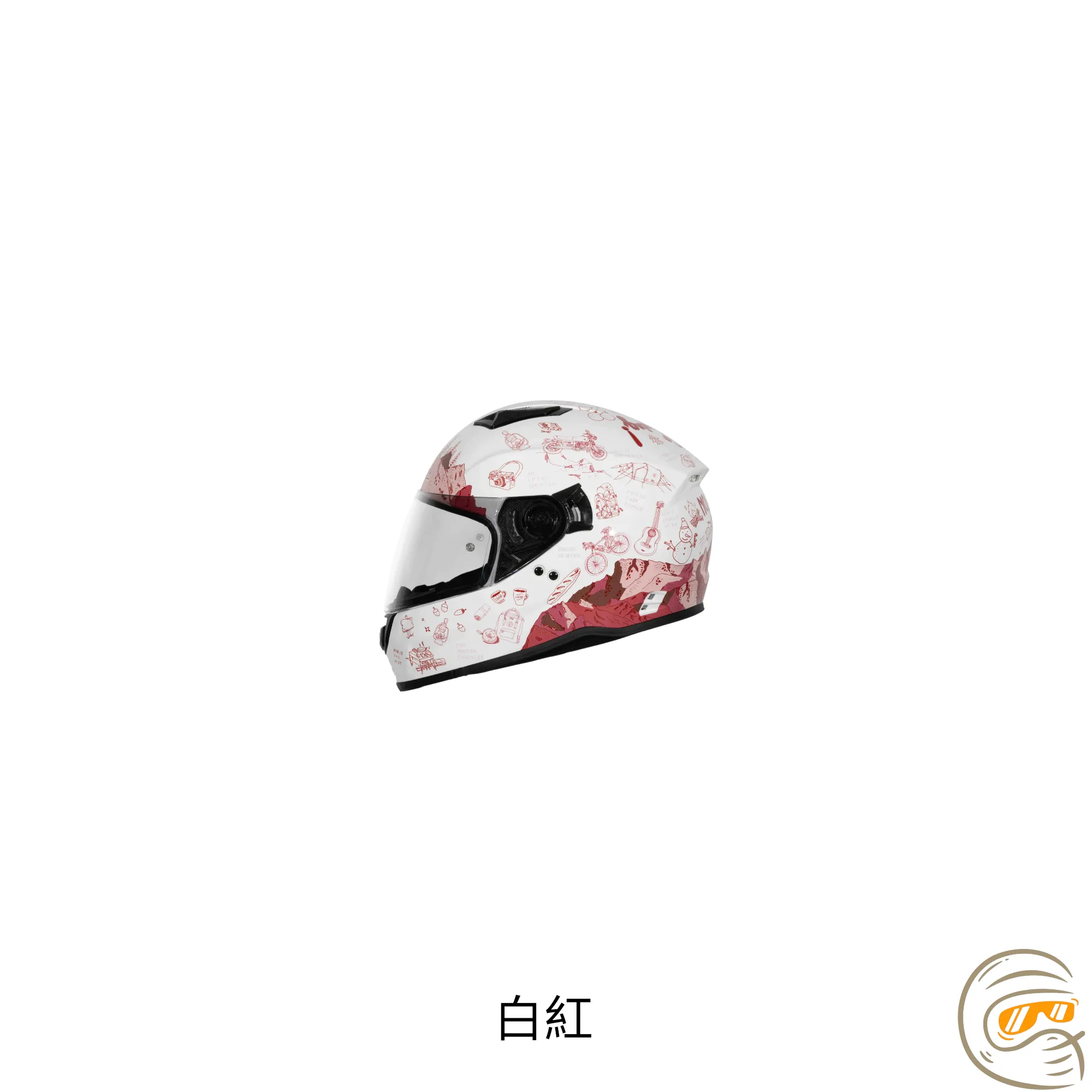 SOL Helmet SF-7 彩繪  探險者 內墨鏡 全罩式 安全帽