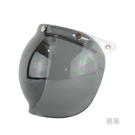 復古 泡泡鏡片 三扣式 通用 騎士帽鏡片 安全帽鏡片
