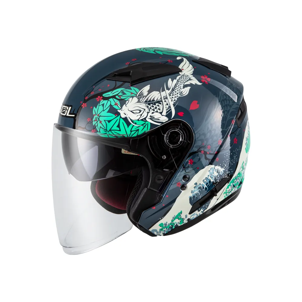 SOL Helmet SO-7E 浮世繪 四分之三 安全帽