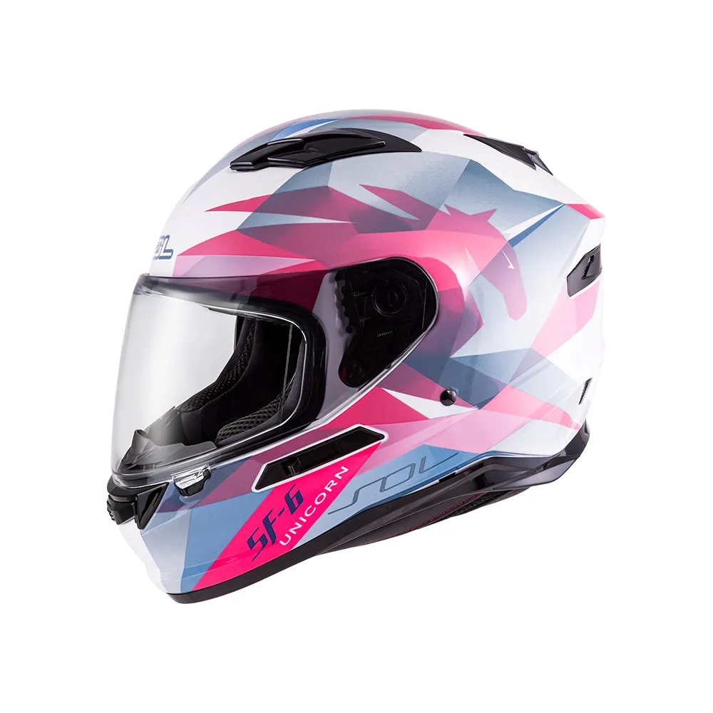 SOL Helmet SF-6 獨角獸 內墨鏡 全罩式 安全帽