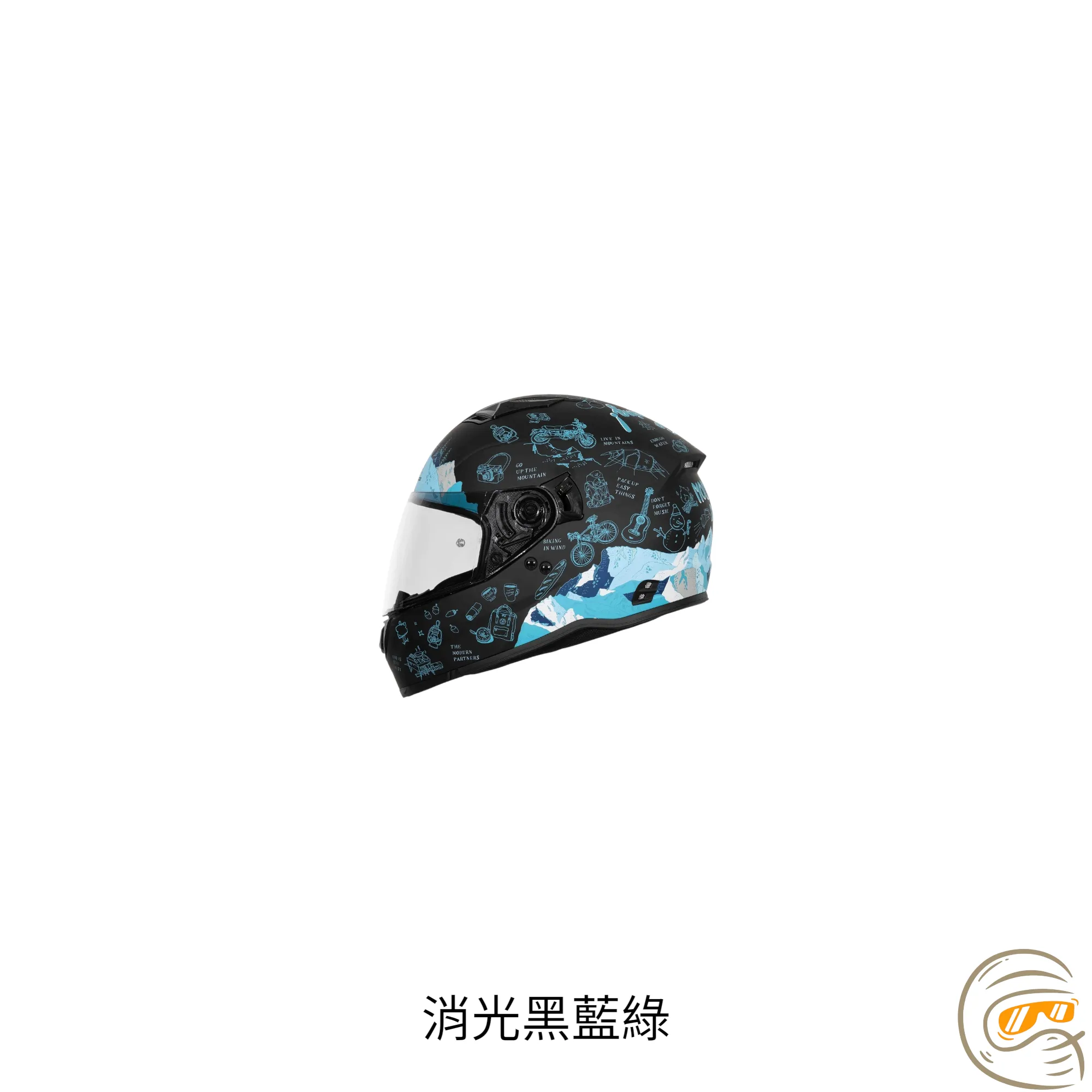 SOL Helmet SF-7 彩繪  探險者 內墨鏡 全罩式 安全帽