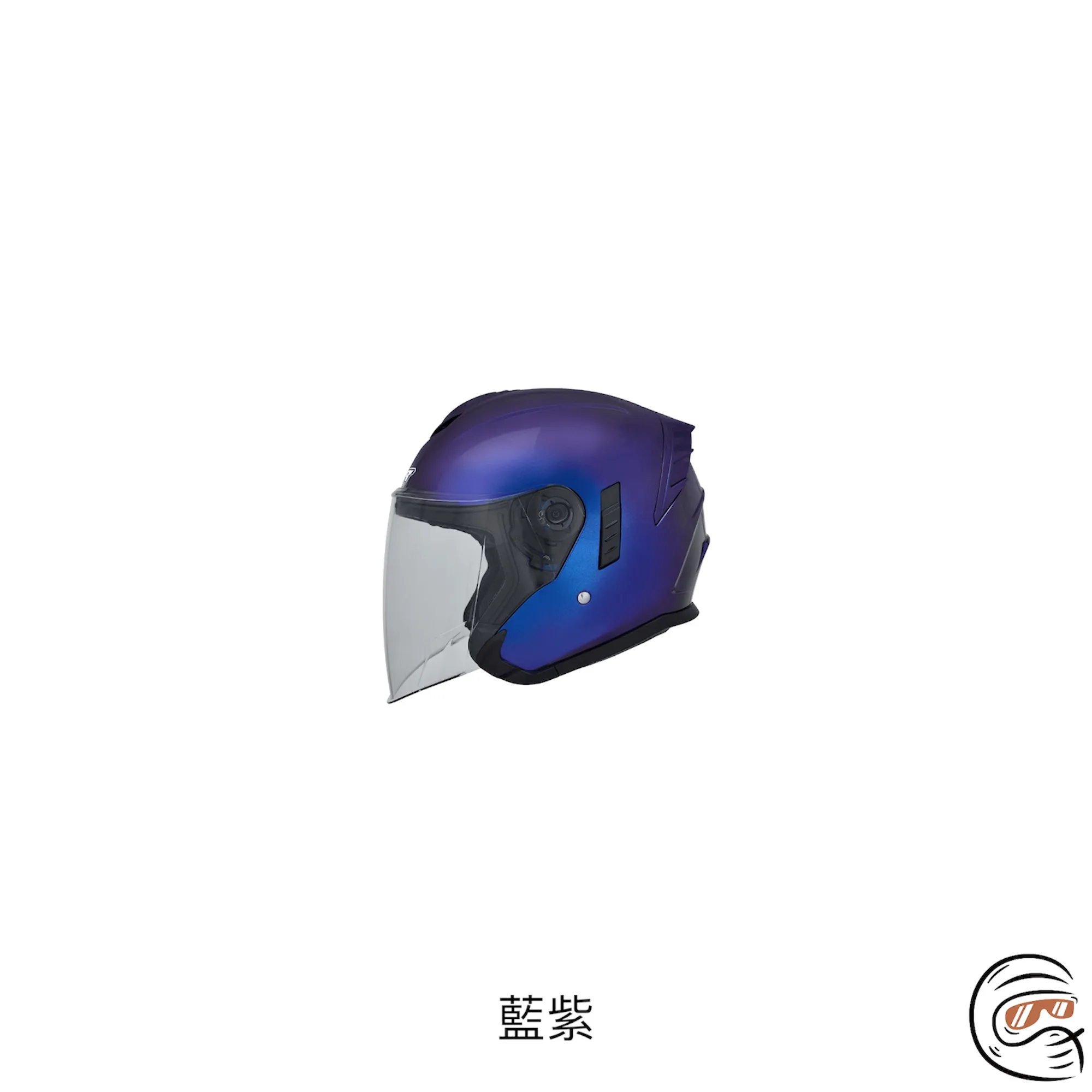 M2R FR-2 變色龍 四分之三 安全帽