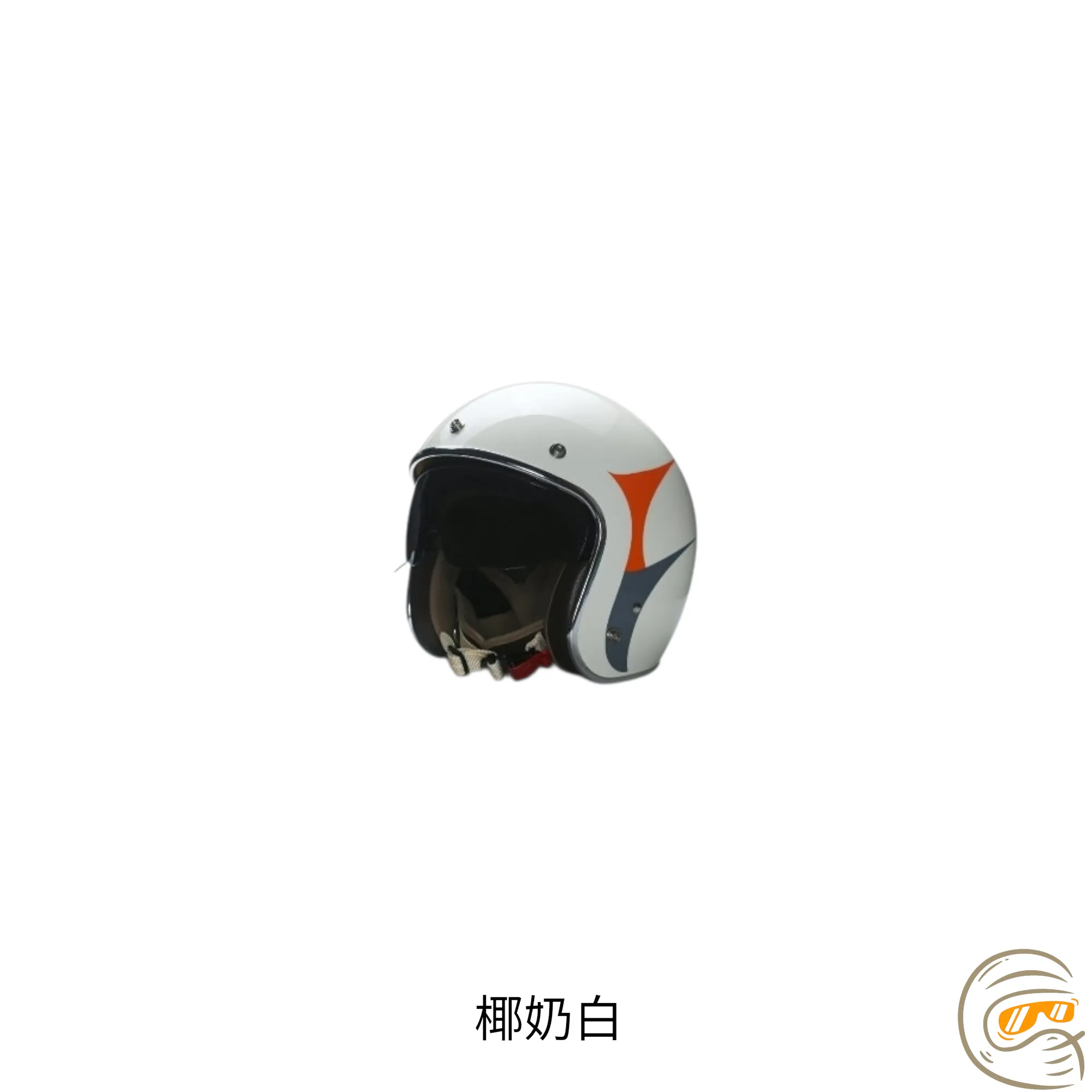 送泡泡鏡｜MODER × 不老騎士 聯名公益安全帽｜台灣製 CNS認證｜輕量980g｜內墨鏡 復古質感