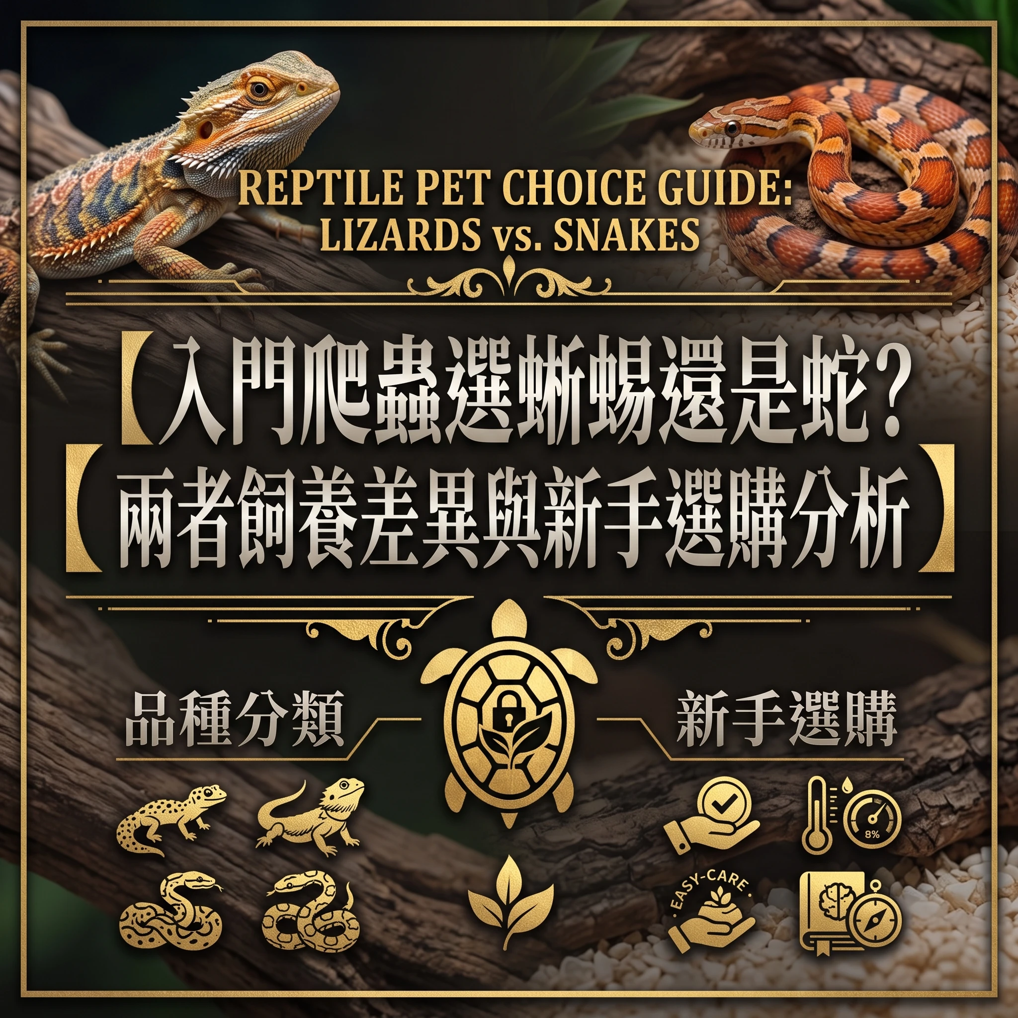 入門爬蟲選蜥蜴還是蛇？- 爬蟲專賣｜高雄爬蟲專賣店推薦