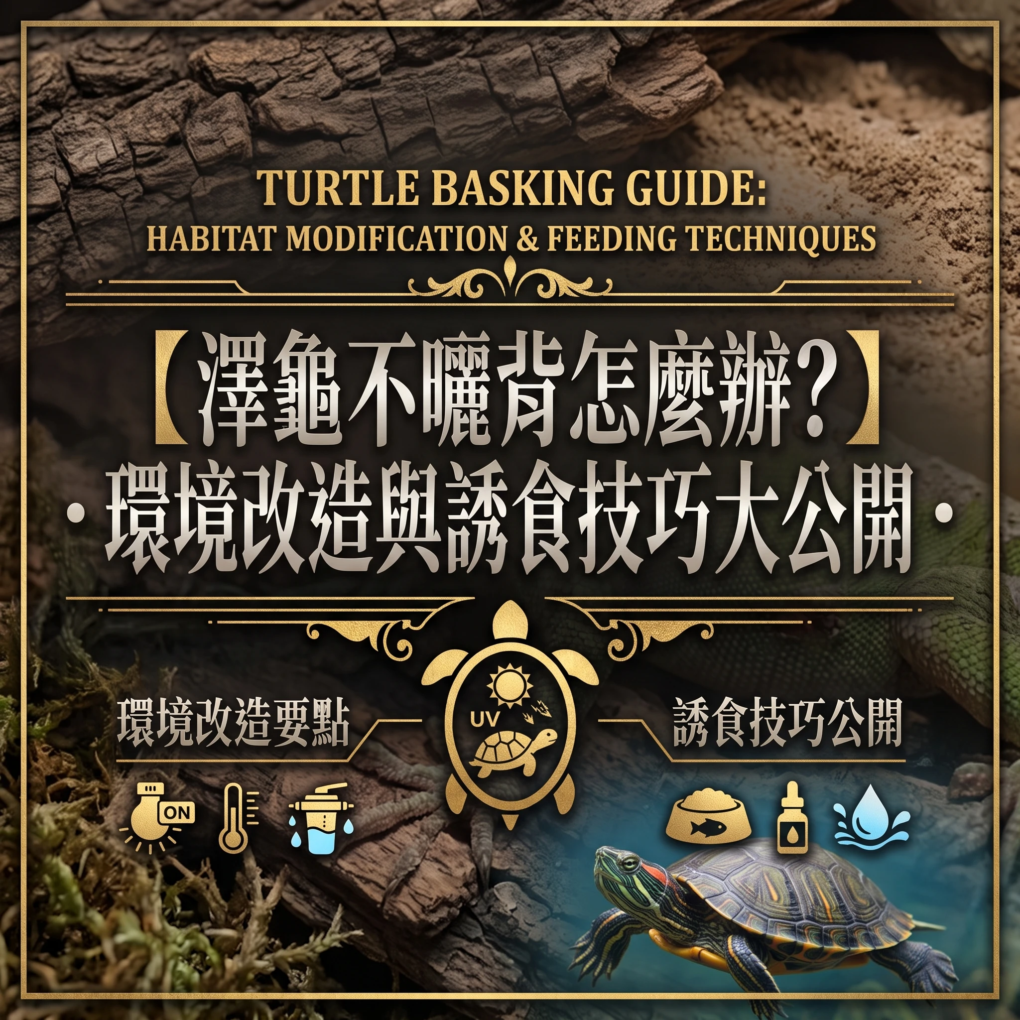 澤龜不曬背怎麼辦？- 爬蟲專賣｜高雄爬蟲專賣店推薦