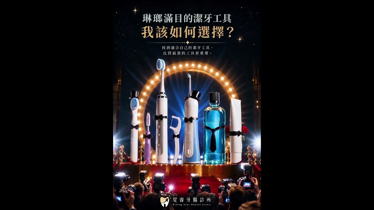琳瑯滿目的潔牙工具，我該如何選擇？