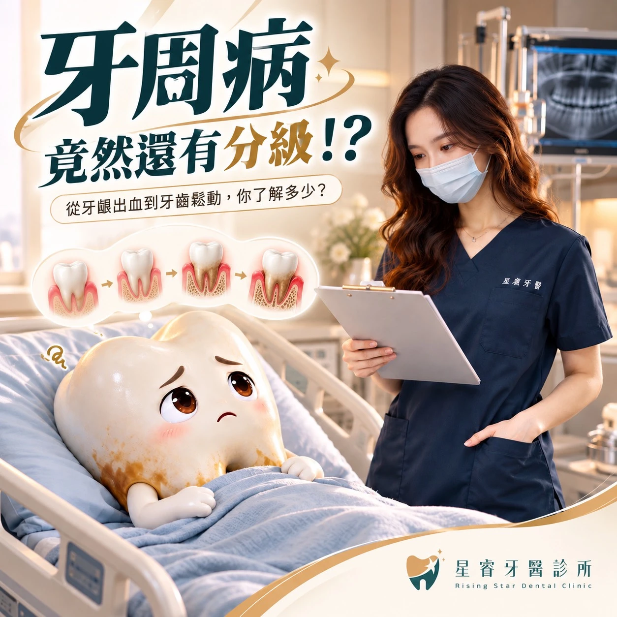 牙周病，竟然還有分級！？