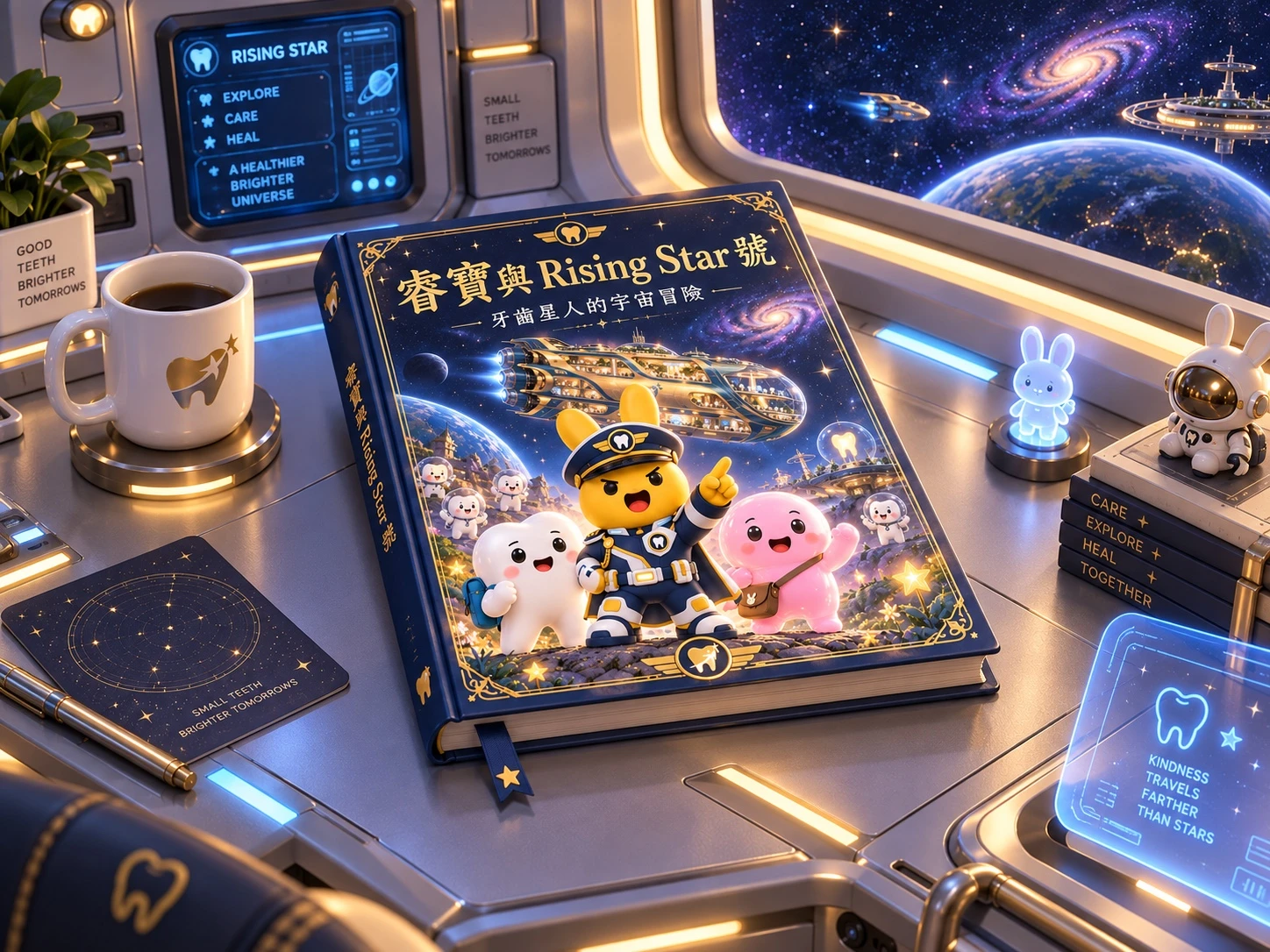 動畫-《睿寶與 Rising Star 號》牙齒星人的宇宙冒險｜星睿牙醫原創動畫