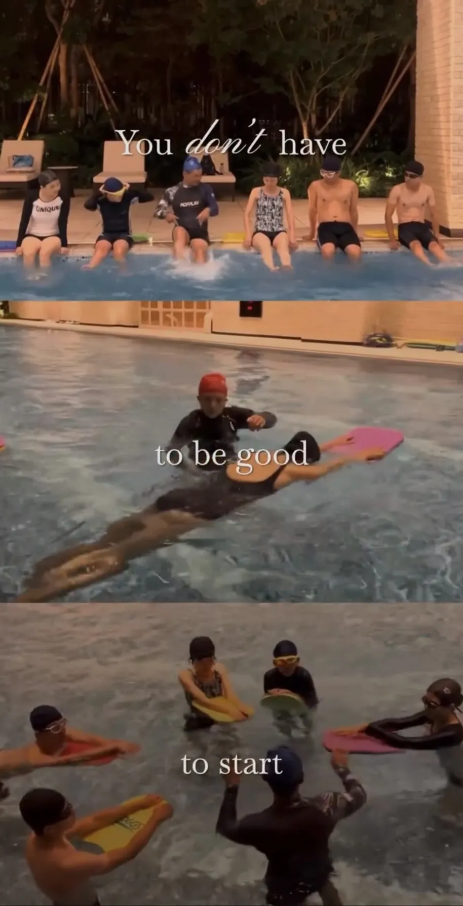 學游泳，永遠不嫌晚！讓生活再次流動。 - 台中成人游泳班｜西屯游泳教練