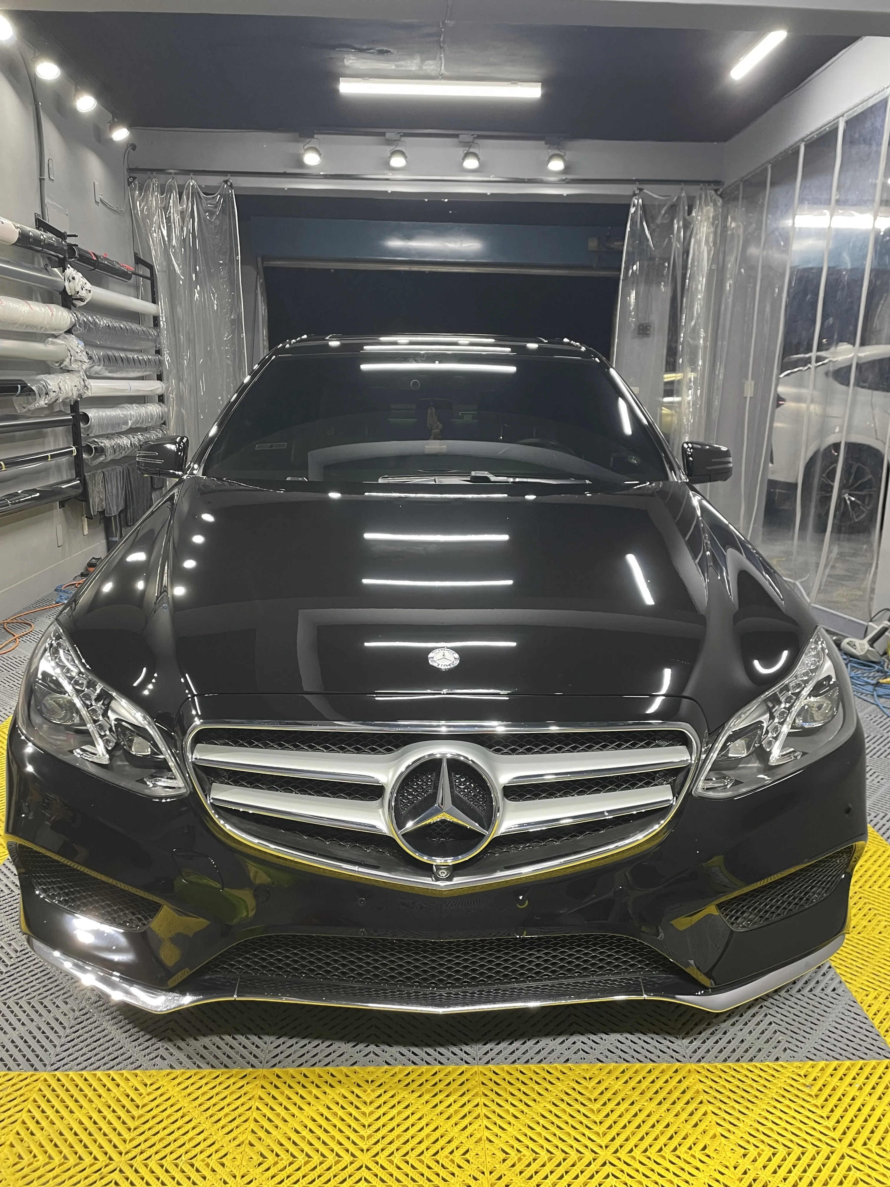 Benz E400 全車改色犀牛皮