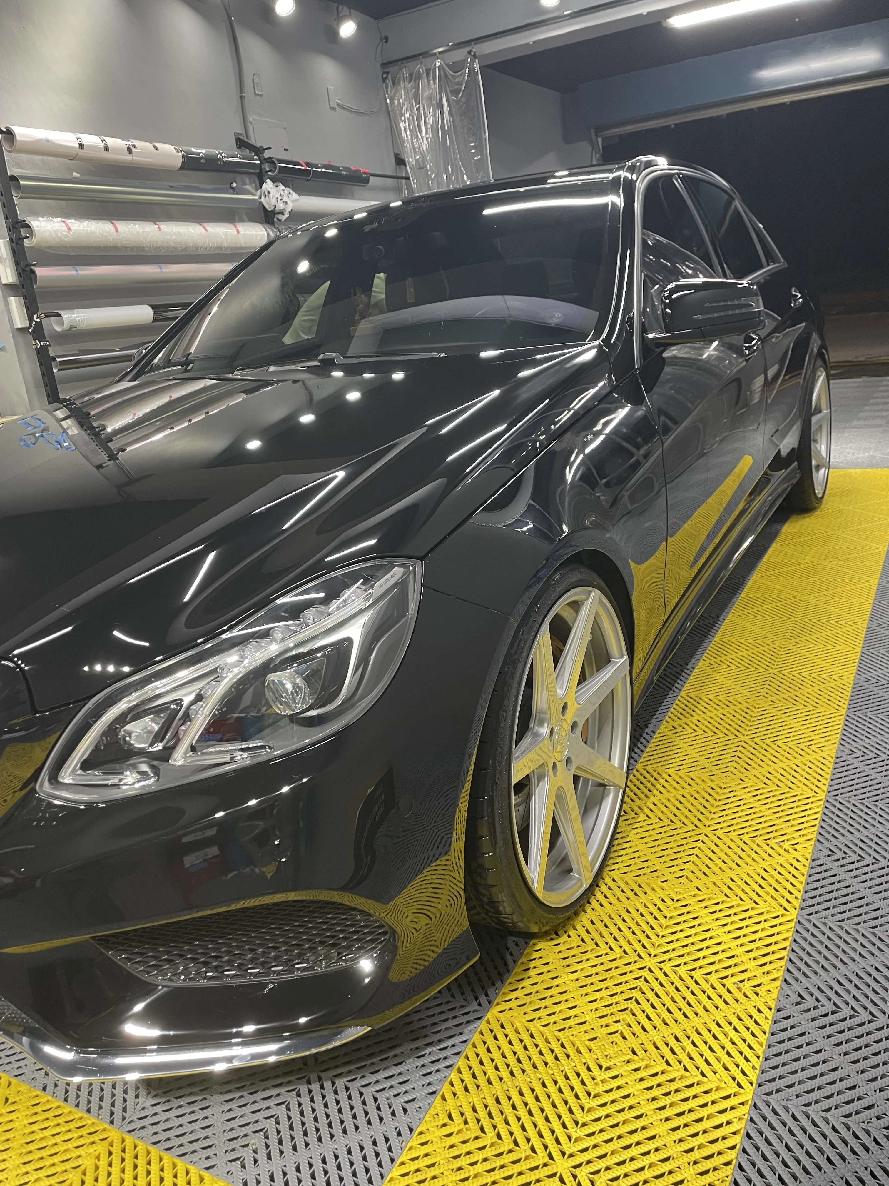 Benz E400 全車改色犀牛皮
