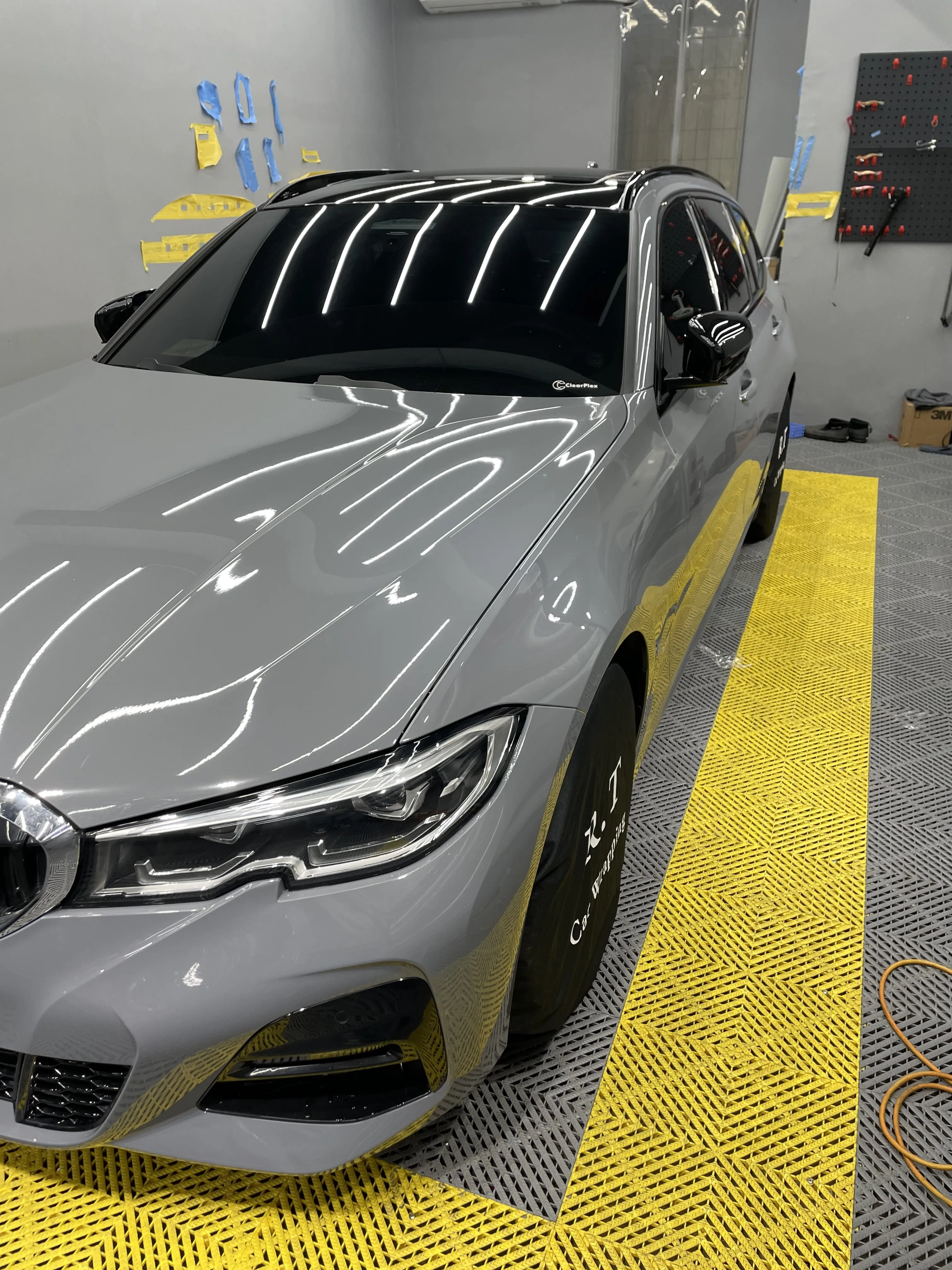 BMW 320I 全車改色犀牛皮